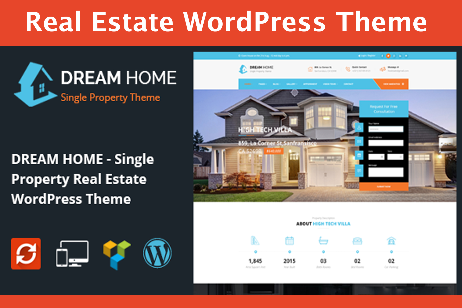 Real Estate WordPress Theme
